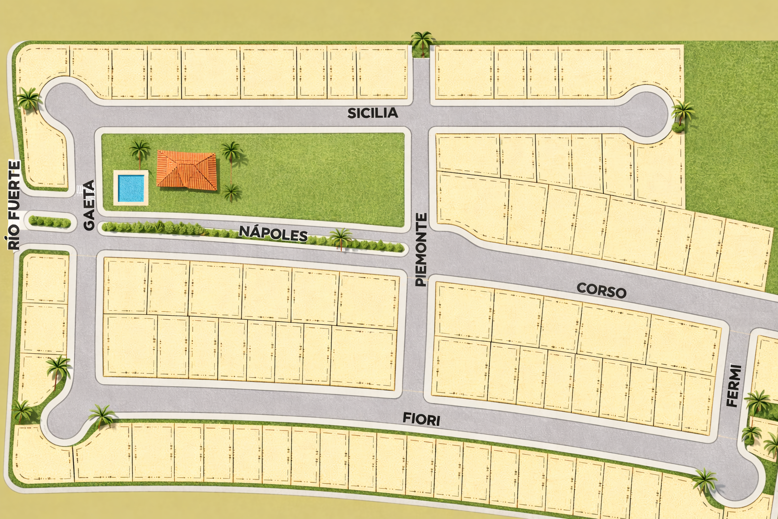 Plano de distribución territorial