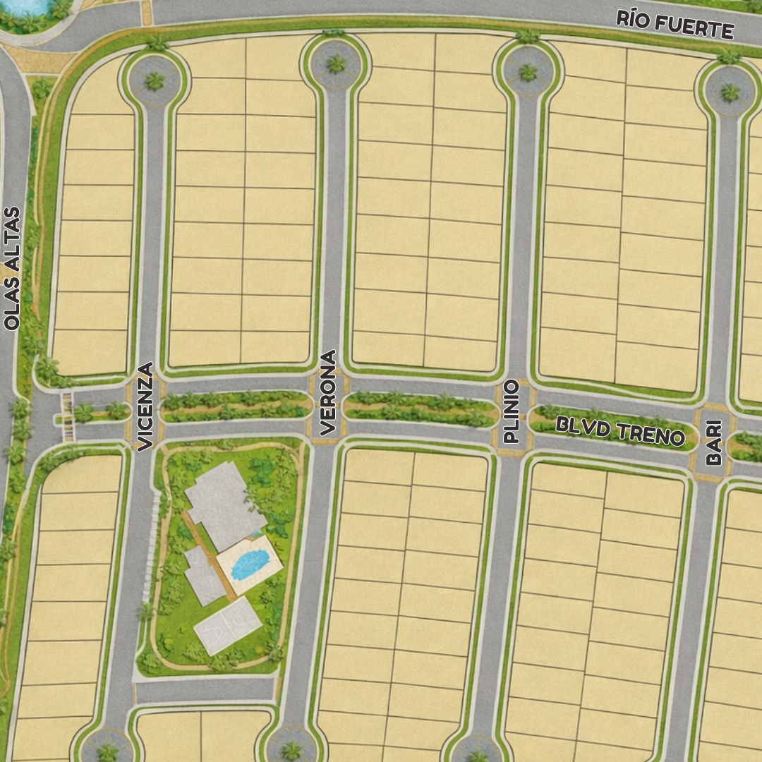 Plano de distribución territorial