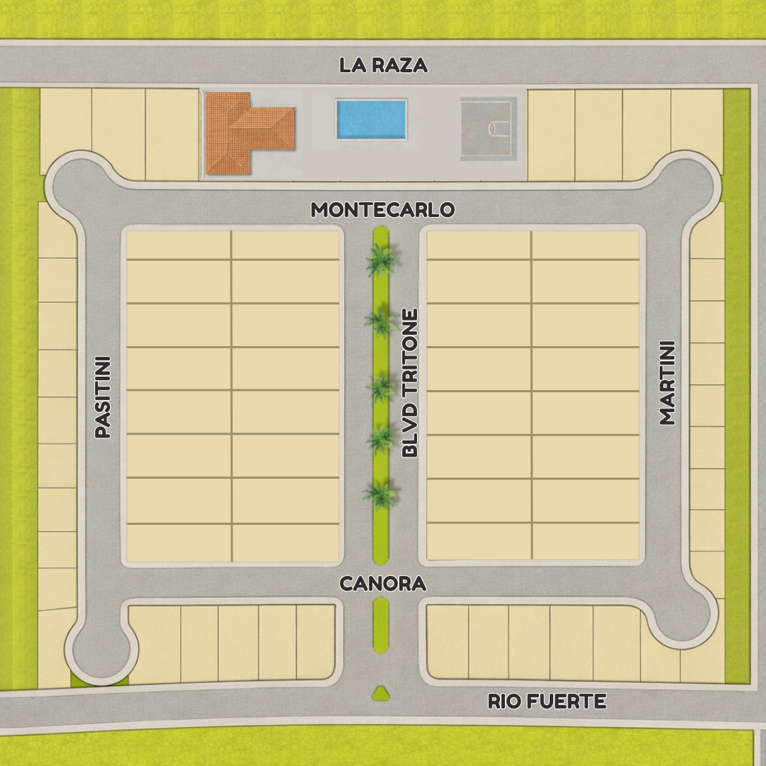 Plano de distribución territorial